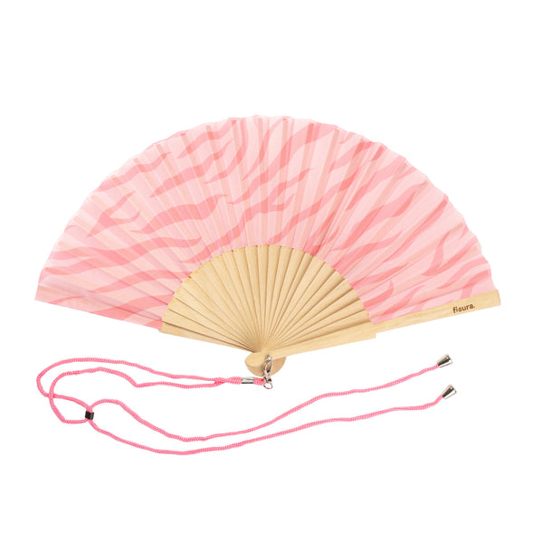 Abanico Abanico Animal Print Rosa