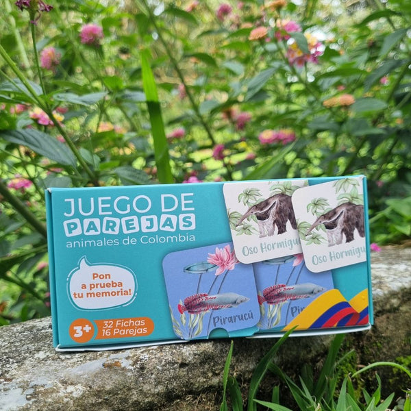 JUEGO DE PAREJAS ANIMALES DE COLOMBIA