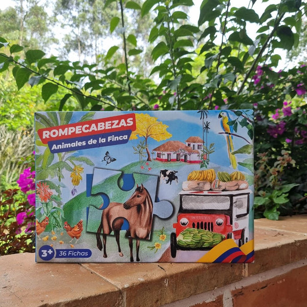 ROMPECABEZAS ANIMALES DE LA FINCA 36 Fichas