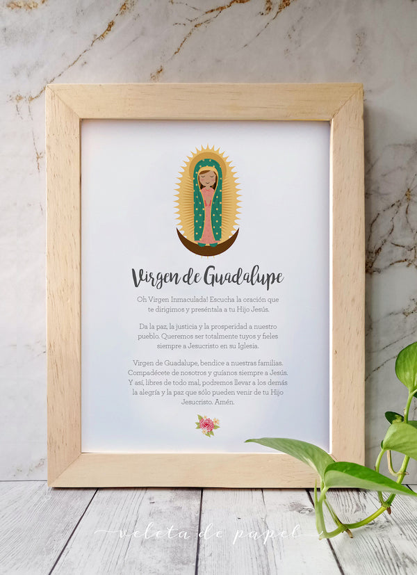 CUADRO ORACIÓN GUADALUPE