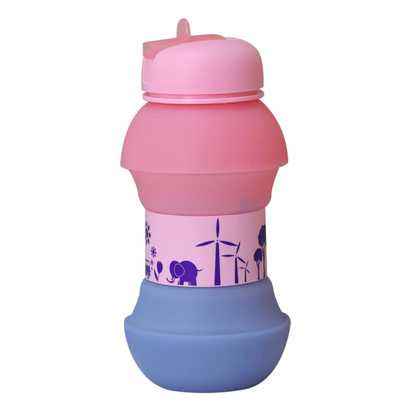 Botella plegable cambia de color 550 ml