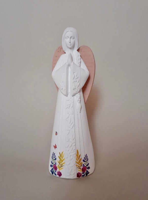 Figura padre nuestro rosado claro