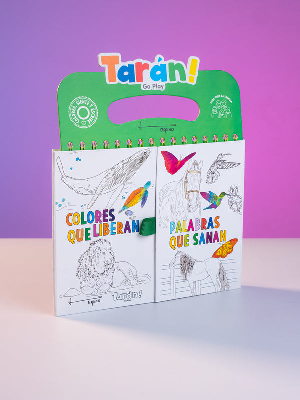Libro para colorear "Colores que Liberan, Palabras que Sanan"