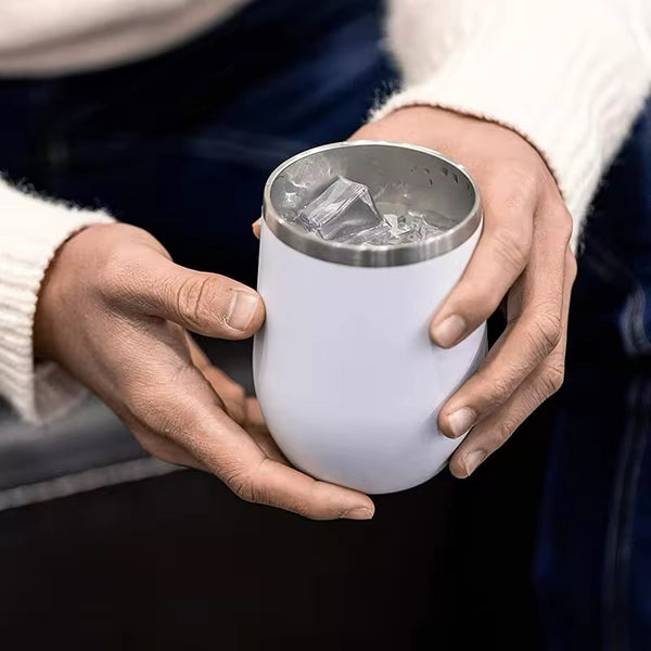 TAZA COCTEL - HUEVO- ACERO 300 ml