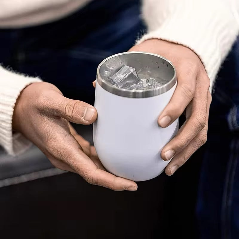 TAZA COCTEL - HUEVO- ACERO 300 ml
