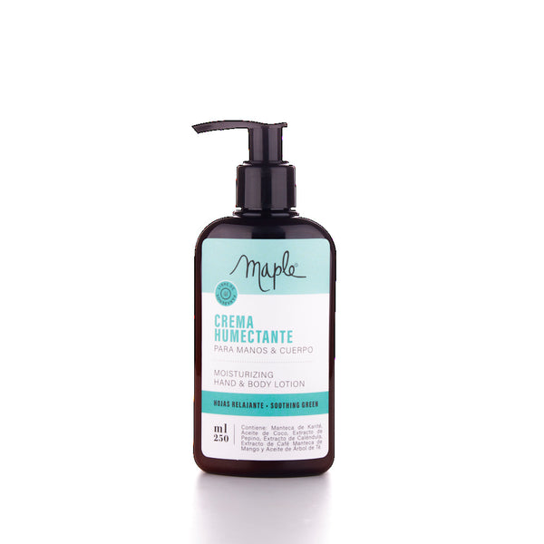 CREMA DE HUMECTANTE PARA MANOS Y CUERPO HOJAS RELAJANTES 250ML
