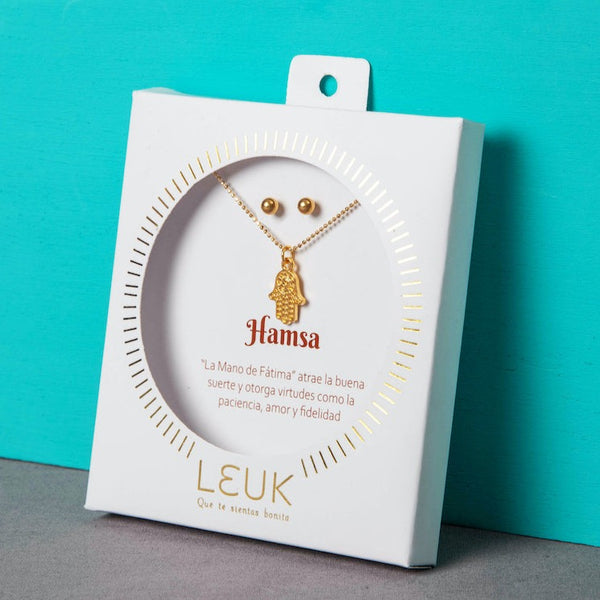 CAJITA COLLAR MANO HAMSA