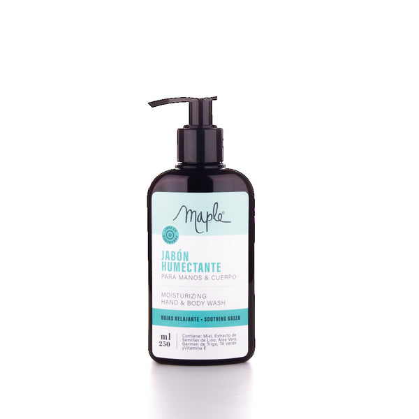 JABÓN HUMECTANTE PARA MANOS Y CUERPO HOJAS RELAJANTES 250 ML