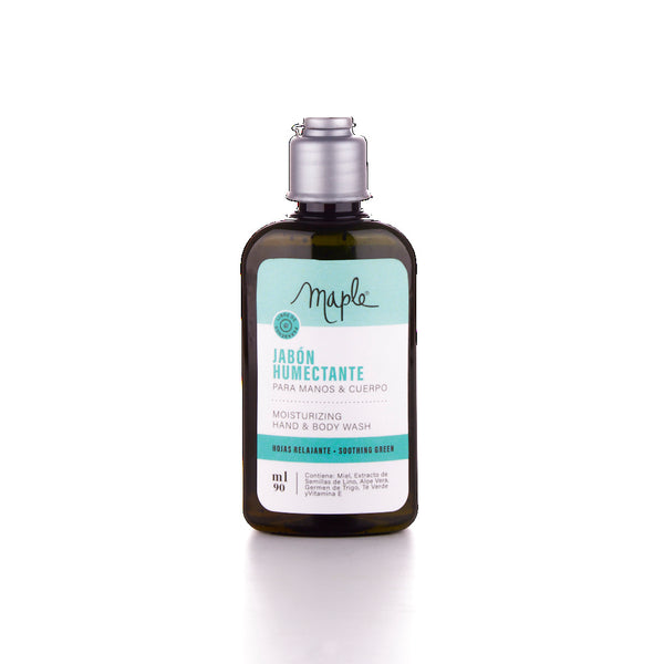 JABÓN HUMECTANTE PARA MANOS Y CUERPO HOJAS RELAJANTES 90 ML