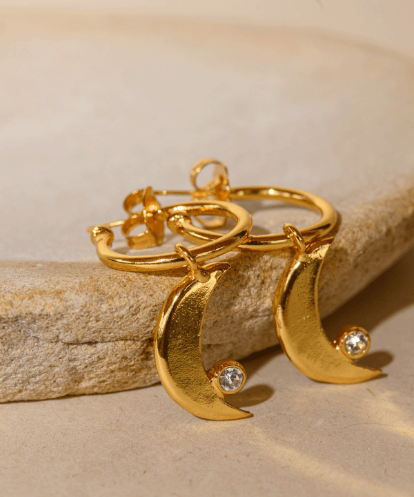 Mini Candongas Oro Moon
