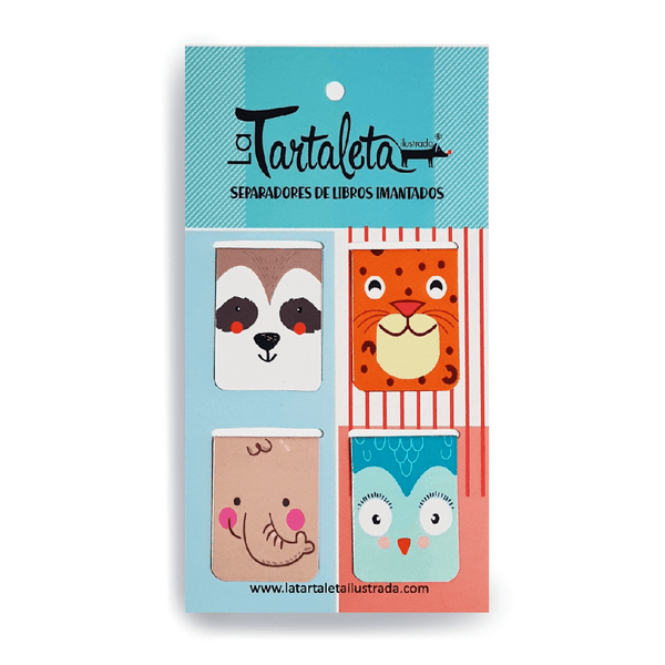 SEPARADORES DE LIBROS IMANTADOS ANIMALITOS SURTIDO