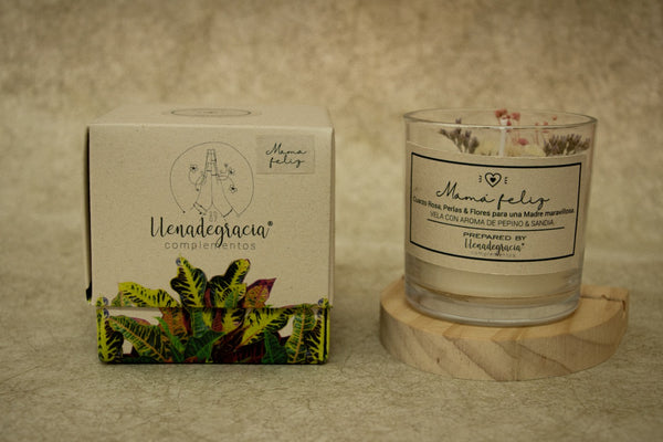 VELA AROMATICA MAMÁ FELIZ