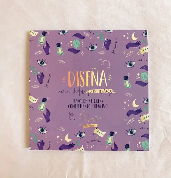 LIBRO DE STICKERS VIOLETA
