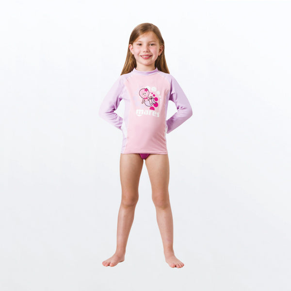RASH GUARD NIÑOS - LONG SLEEVE - NIÑA 2-7 AÑOS